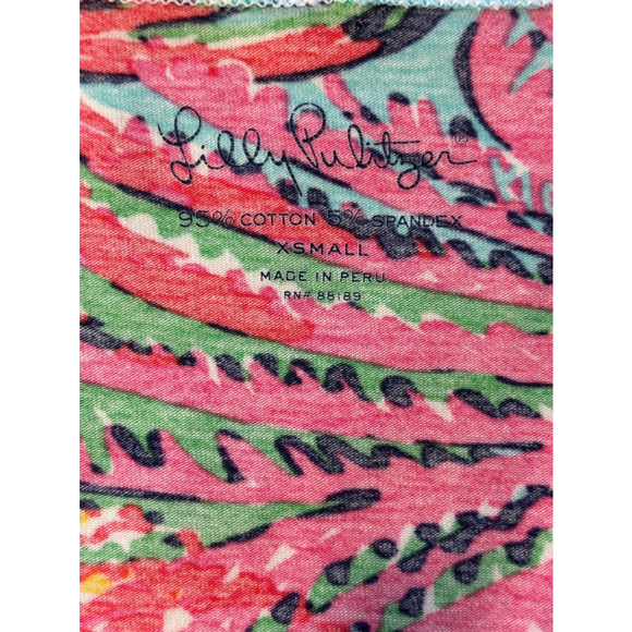 Lilly Pulitzer XS V Neck Long Sleeve Top Fishing For Compliments - Picture 4 of 7